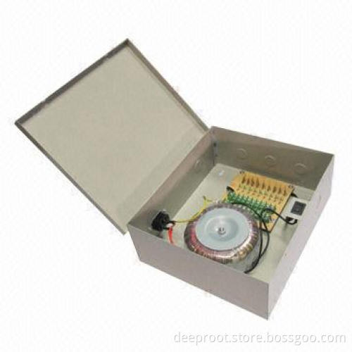 24V AC 10A 9-channel Output Centralized CCTV Power Supply with 240W Maximum Output Power